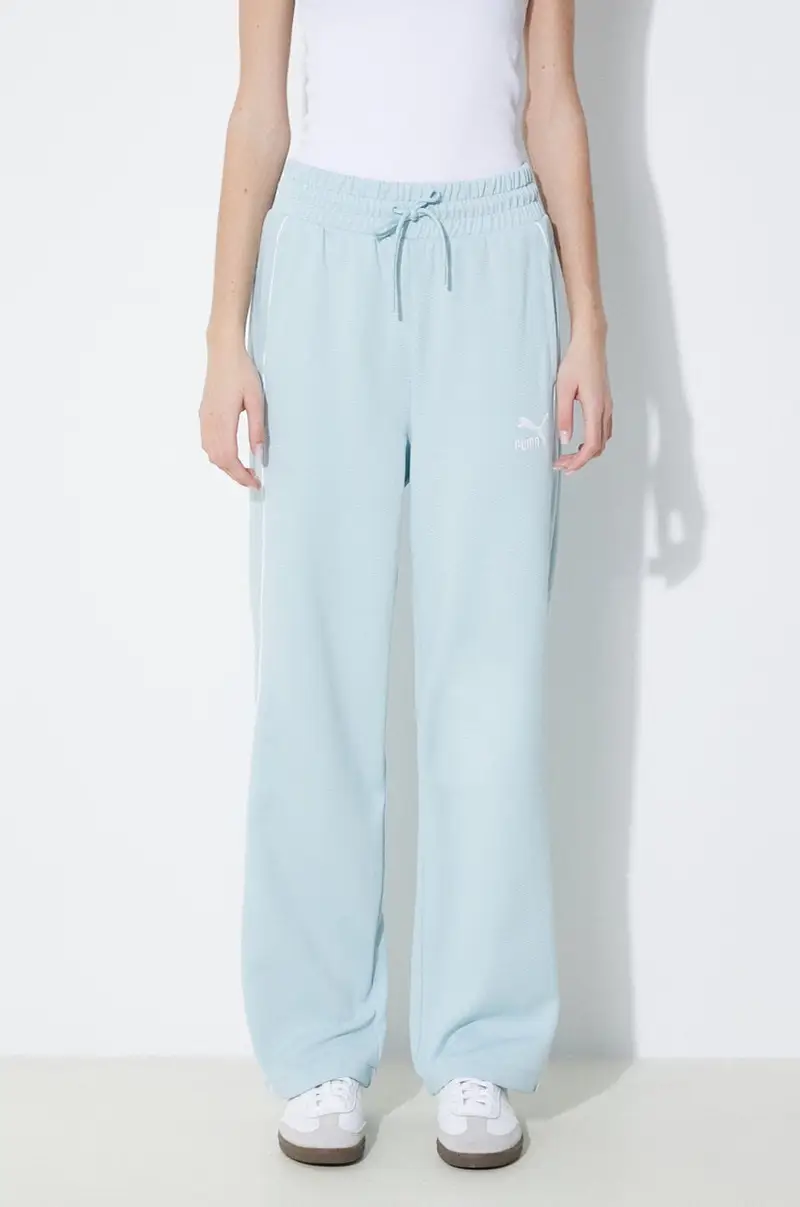 joggers T7 High Waist Pant colore blu 624212