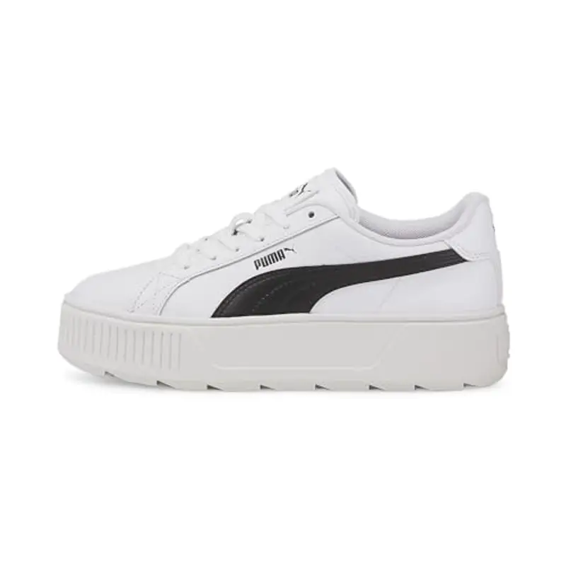 PUMA Karmen L, Sneaker Donna, White Black, 37 EU