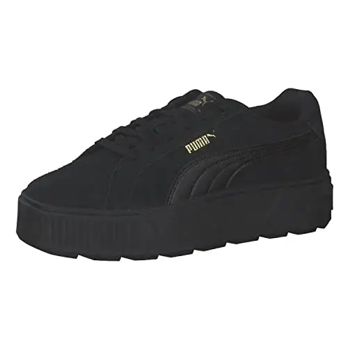PUMA Karmen, Sneaker Donna, Black Team Gold, 37 EU