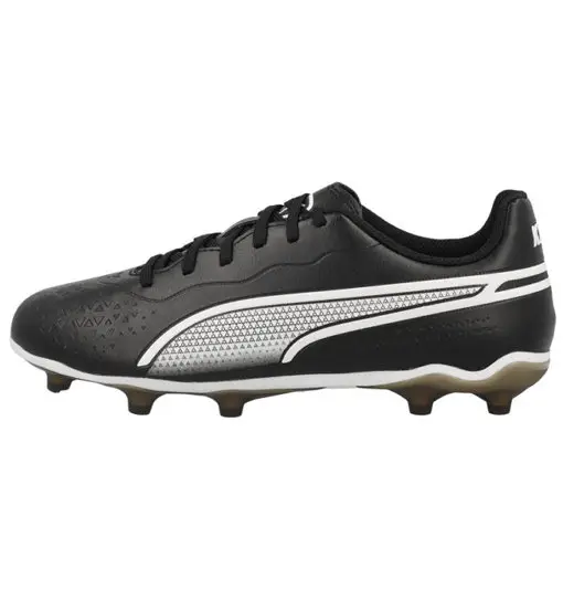 King Match FG/AG Jr - scarpe da calcio per terreni compatti/duri - ragazzo Black
