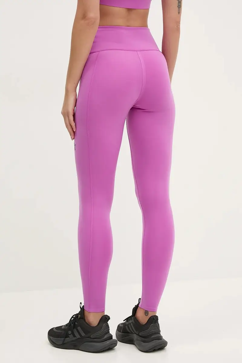 leggings da allenamento colore violetto 525766 Rosa miniatura 3