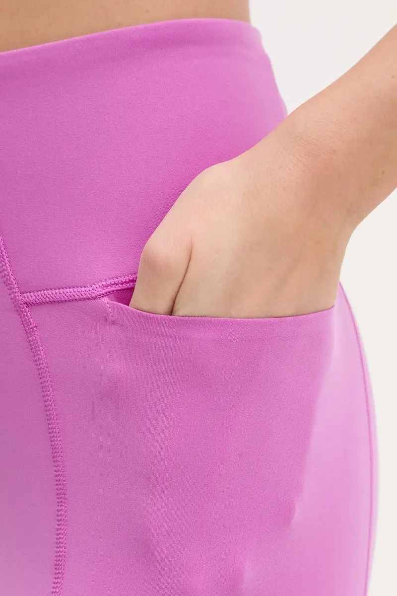 leggings da allenamento colore violetto 525766 Rosa miniatura 4