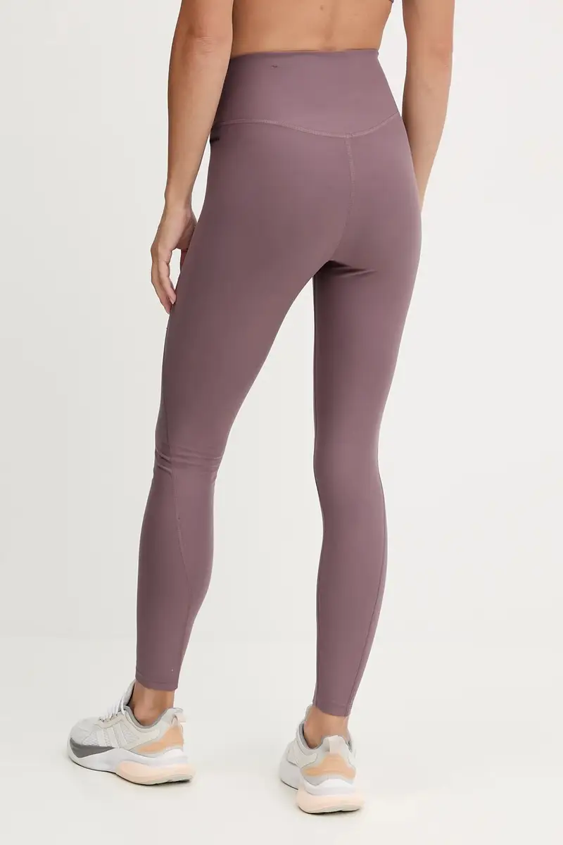leggings da allenamento colore violetto 527452 miniatura 3