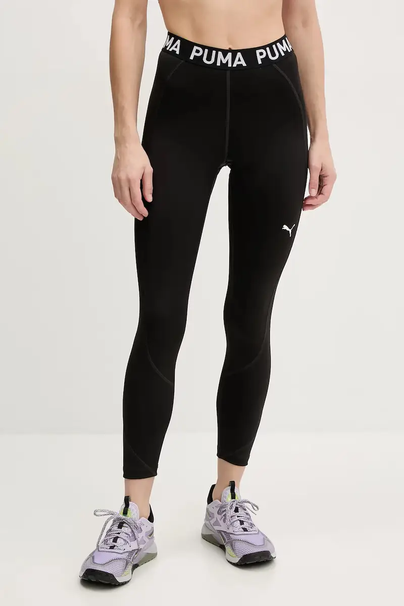 leggings da allenamento Strong colore nero 526000