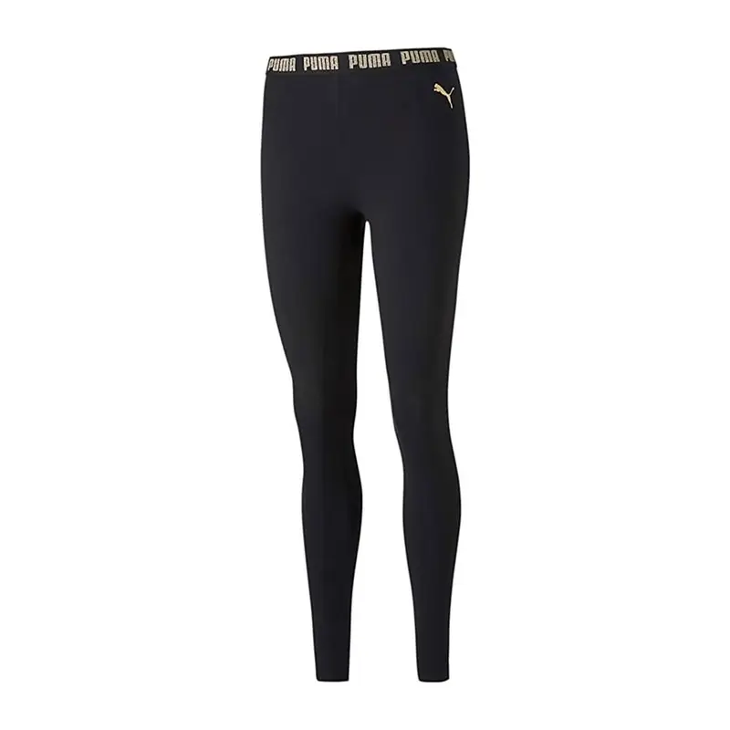 Leggings Logo Metallico Nero Donna XS