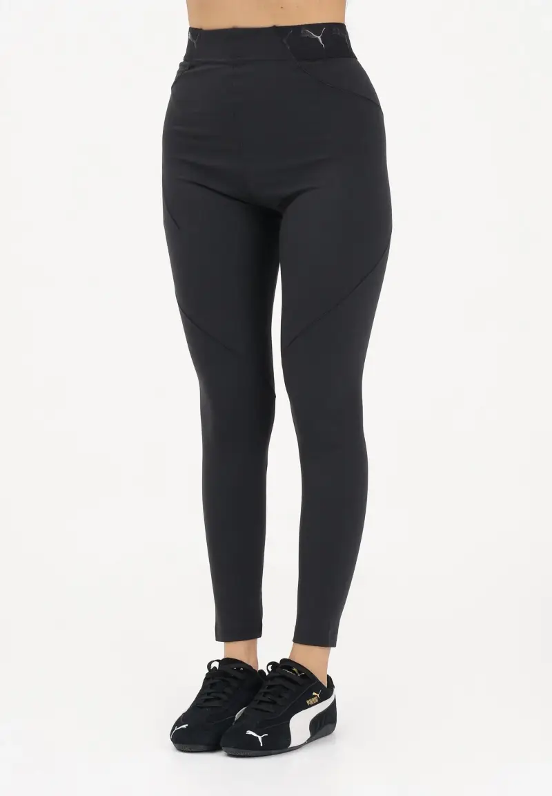 Leggings sportivo PUMATECH SENSE CLOUDSPUN nero da donna