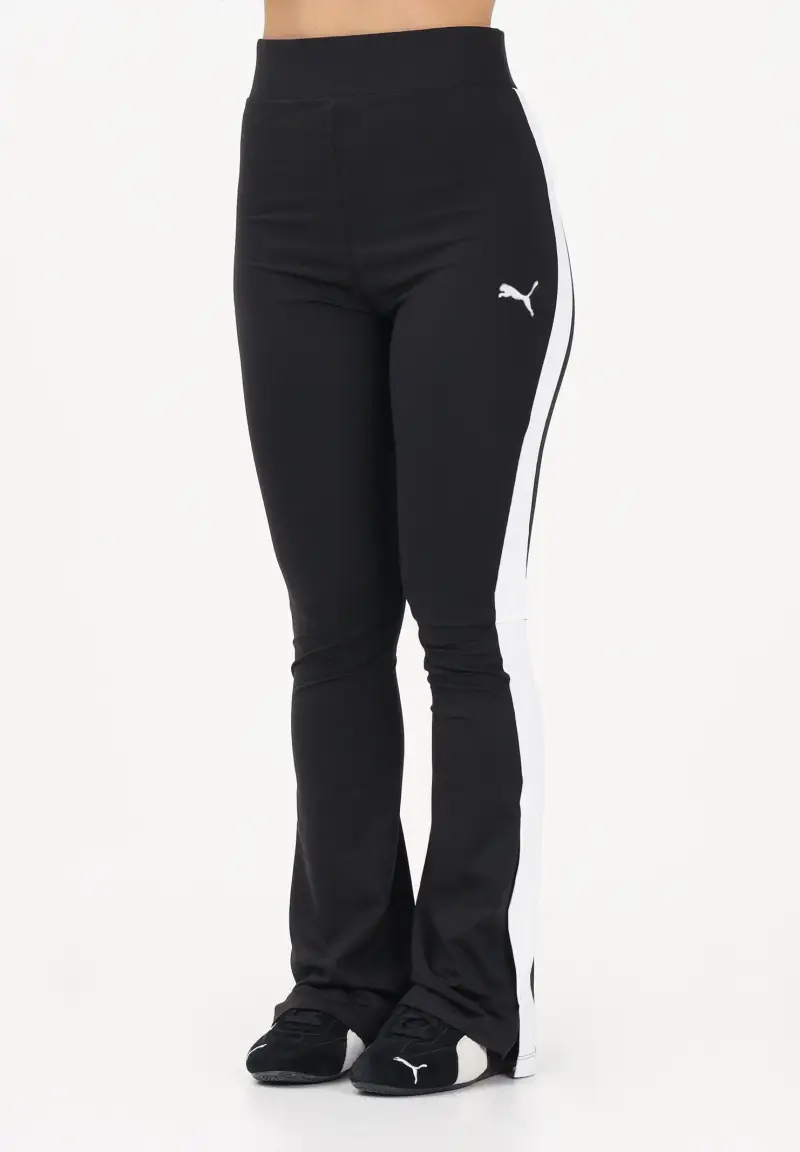 Leggings T7 nero da donna