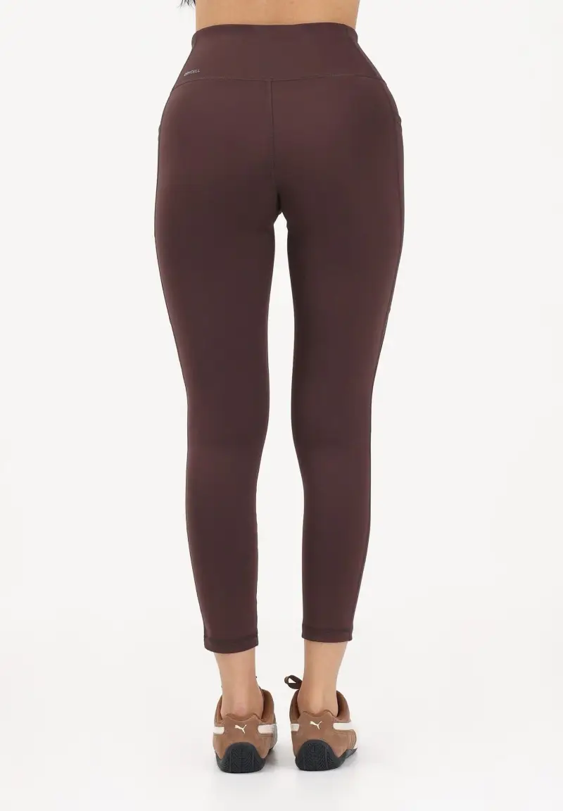 Leggings TAD ESSENTIALS 7/8 marrone da donna miniatura 3