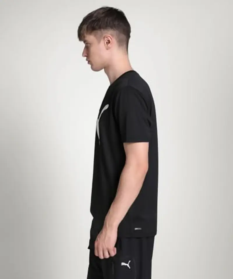 PUMA M TAD Essentials Solid Cat Tee (CF Big Cat), Magliette Unisex - Adulto, PUMA Black miniatura 2