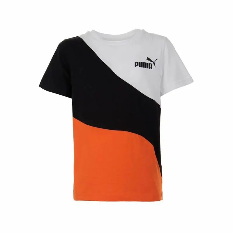 Maglia a Maniche Corte Bambino Puma Power Cat Nero | Puma