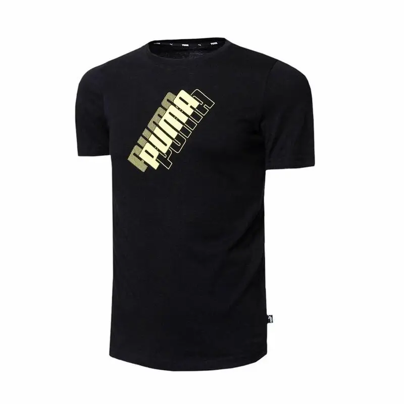 Maglia a Maniche Corte Bambino Puma Power Logo Nero | Puma