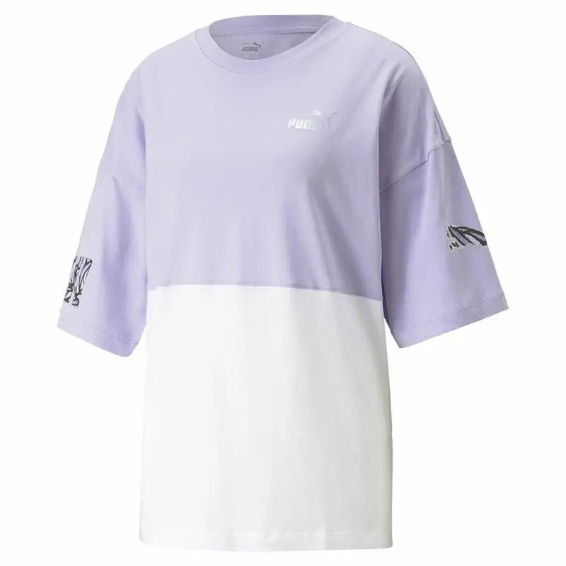 Maglia a Maniche Corte Donna Puma Nova Shin Malva | Puma Multi