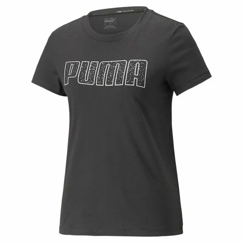 Maglia a Maniche Corte Donna Puma Stardust Crystalline Nero | Puma