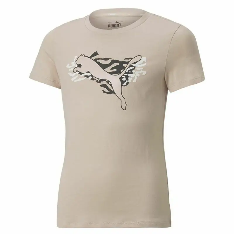 Maglia a Maniche Corte per Bambini Puma Beige | Puma