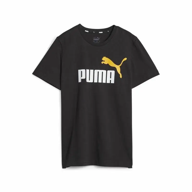 Maglia a Maniche Corte per Bambini Puma Ess+ 2 Col Logo Nero | Puma