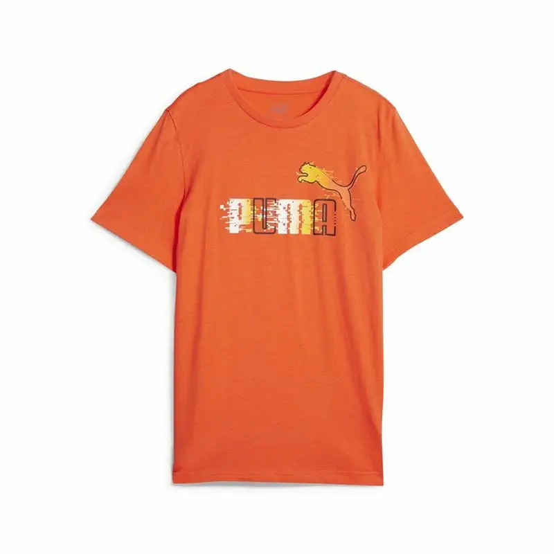 Maglia a Maniche Corte per Bambini Puma Ess+ Futureverse Arancio | Puma Arancione