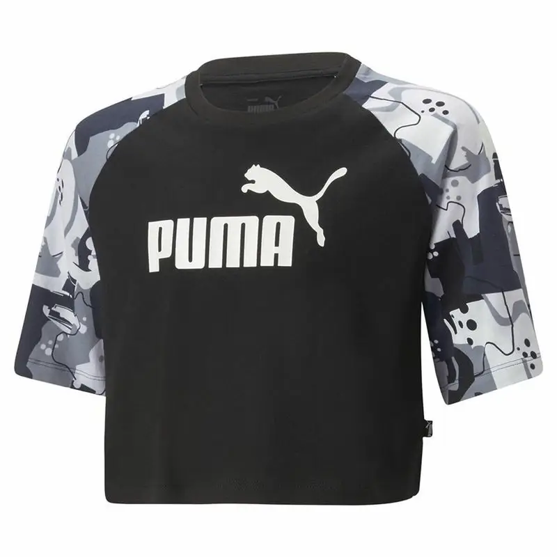 Maglia a Maniche Corte per Bambini Puma Ess+ Street Art Nero | Puma