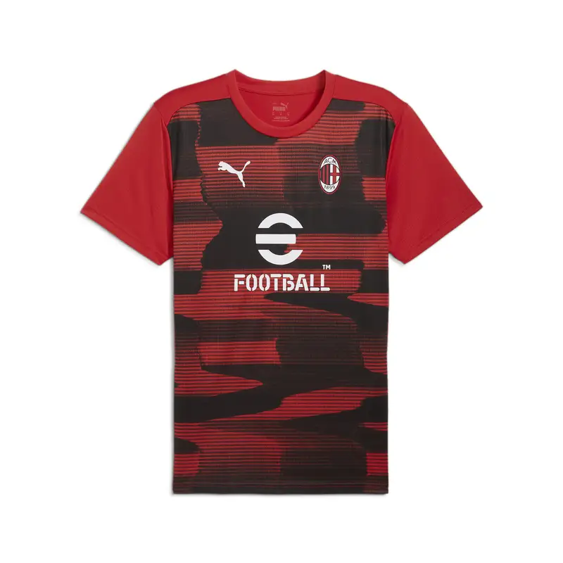 Maglia a maniche corte pre-partita AC Milan da uomo PUMA For All Time Red Black | Puma Rosso