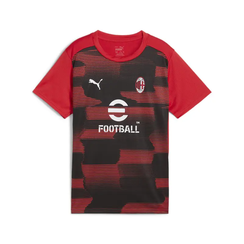 Maglia a maniche corte pre-partita AC Milan per ragazzi PUMA | Puma Rosso