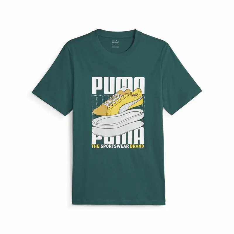 Maglia a Maniche Corte Uomo Puma Graphiccs Sneaker Azzurro | Puma Blu