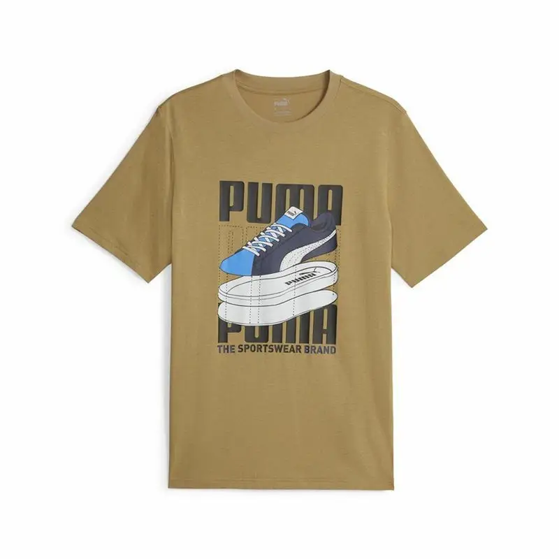 Maglia a Maniche Corte Uomo Puma Graphiccs Sneaker Marrone | Puma