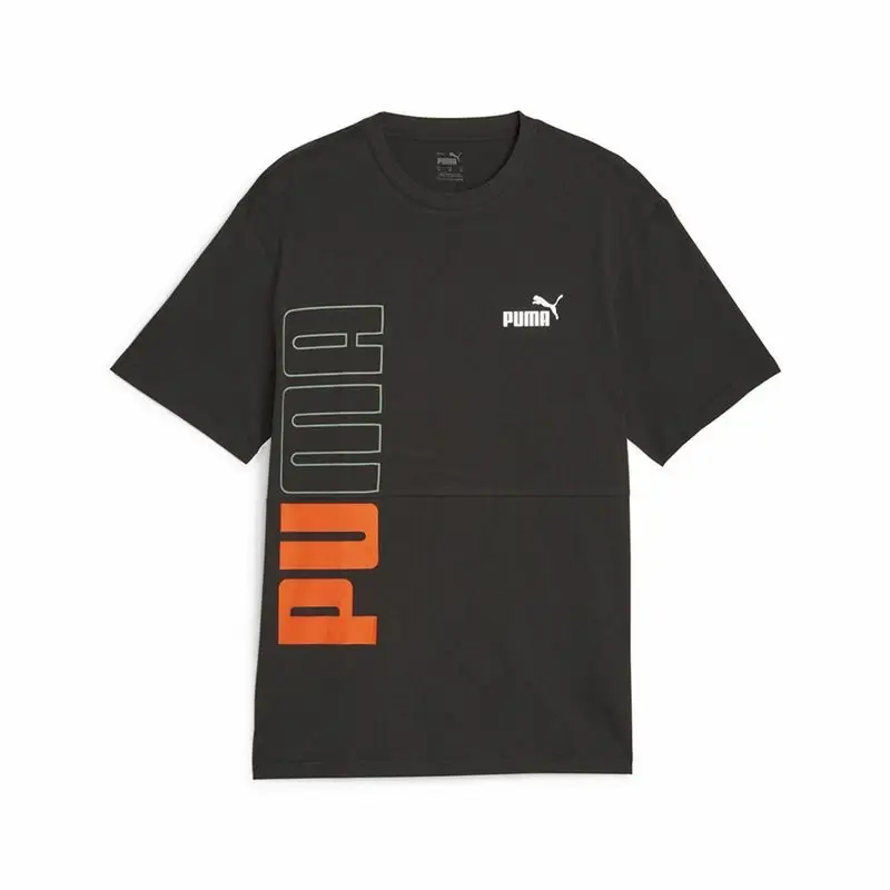 Maglia a Maniche Corte Uomo Puma Power Colorblock Nero | Puma