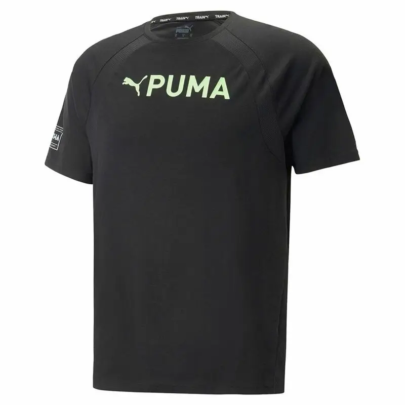 Maglia a Maniche Corte Uomo Puma Ultrabreathe Triblend Nero | Puma