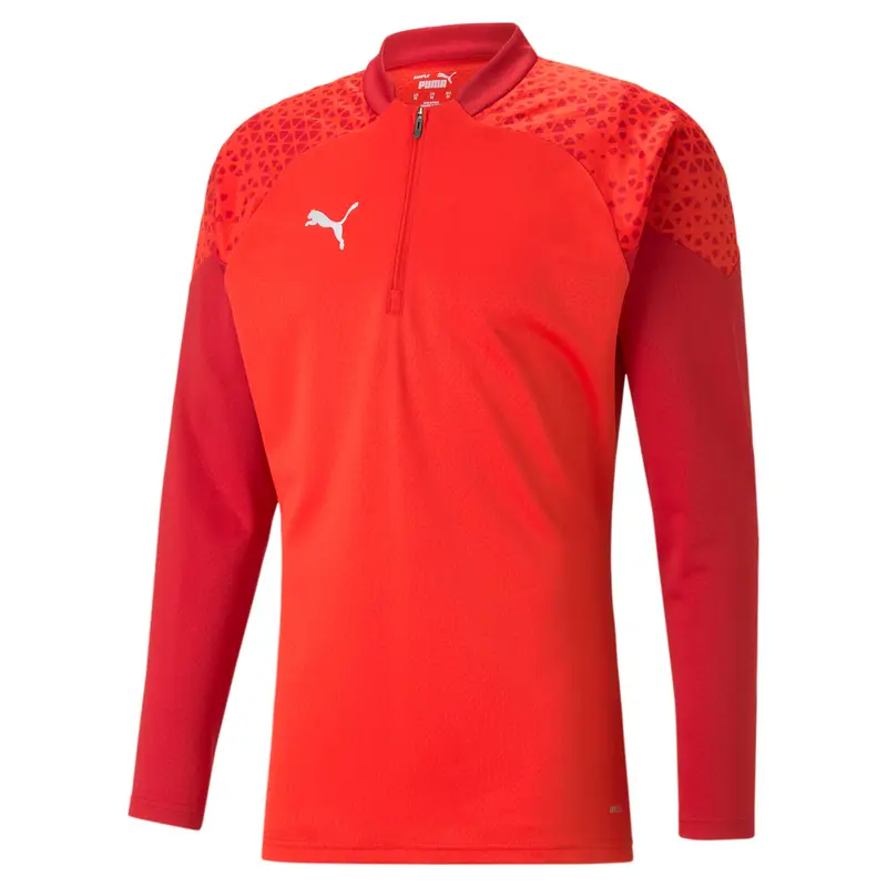 Maglia a maniche lunghe con zip Puma Team Cup | Puma Rosso
