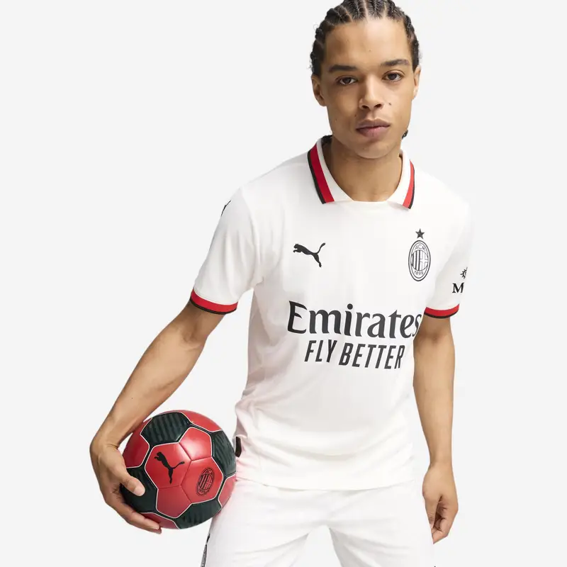 Maglia calcio adulto AC MILAN ospiti | Puma Bianco