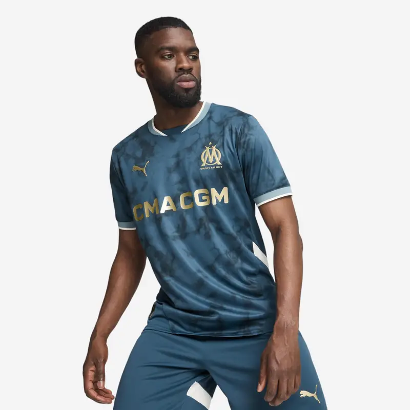 Maglia calcio adulto OLYMPIQUE MARSIGLIA ospiti | Puma Blu