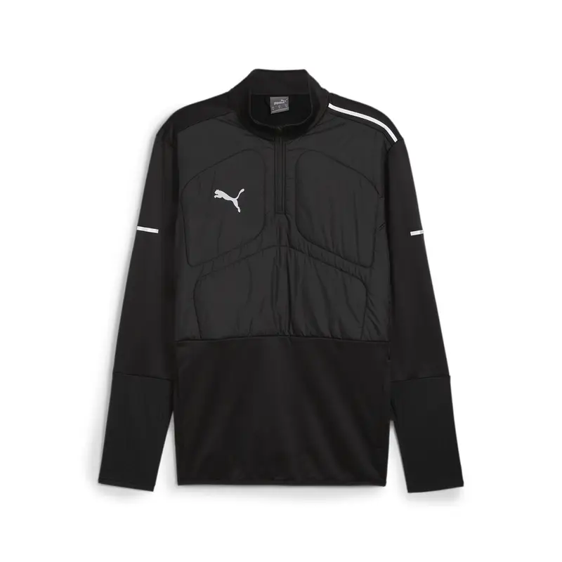 Maglia con zip corta individualWinterised da uomo PUMA Black | Puma Nero