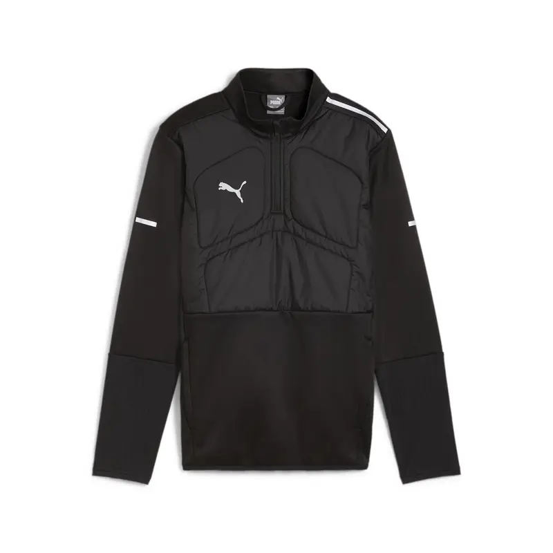 Maglia con zip corta individualWinterised per ragazzi PUMA Black | Puma Nero