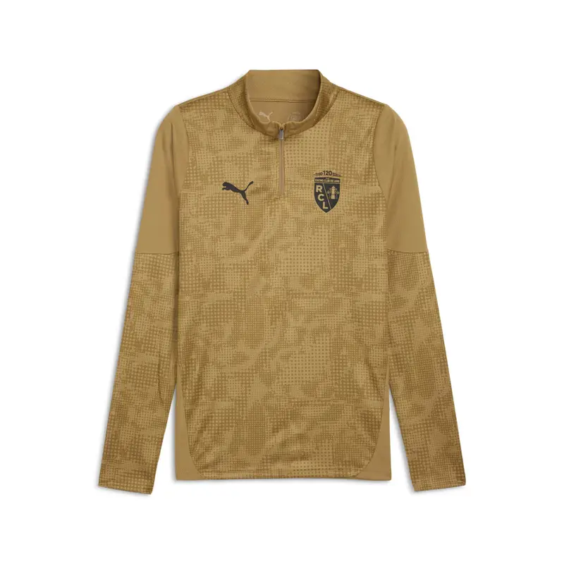 Maglia da allenamento 1/4 zip RC Lens 2025/26 Beige