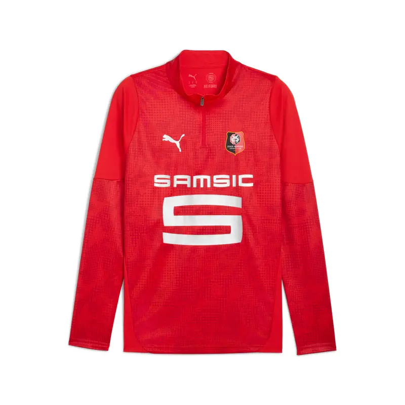 Maglia da allenamento 1/4 zip Stade Rennais 2025/26 Rouge