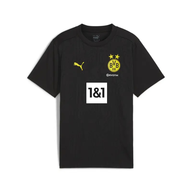 Maglia da allenamento Borussia Dortmund per ragazzi PUMA Black Faster Yellow | Puma Nero