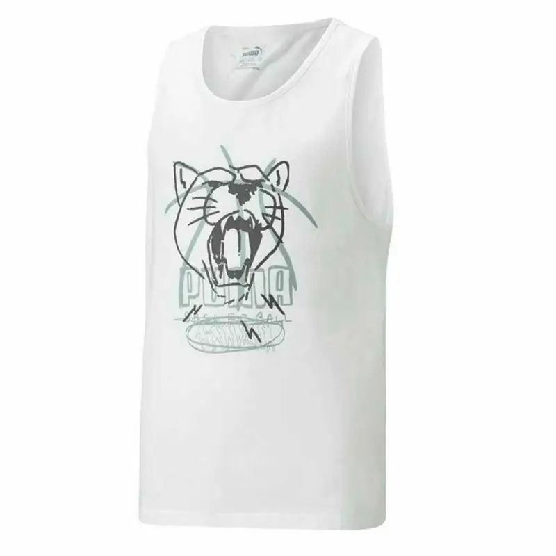 Maglia da basket Puma Tank B | Puma Bianco