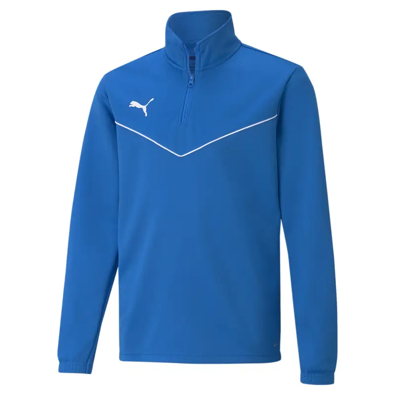 Maglia da calcio a maniche lunghe con mezza zip teamRISE Youth PUMA | Puma Blu