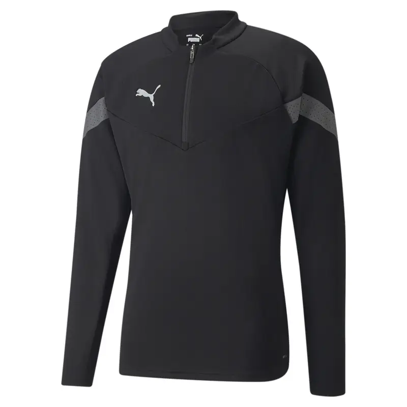 Maglia da calcio con mezza zip teamFINAL Training da uomo PUMA | Puma Nero