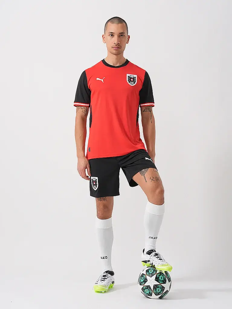 Maglia da calcio da uomo Mondiali 2026 ÖFB Home rosso | M miniatura 2