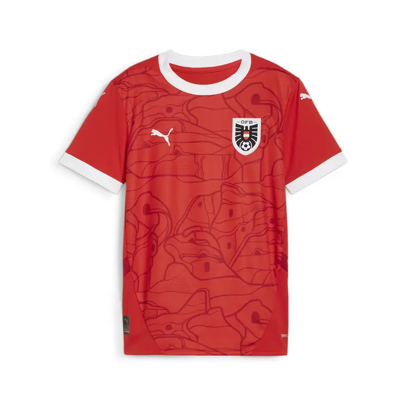 Maglia da calcio in jersey gara Home Austria 2024 da ragazzi PUMA | Puma Rosso