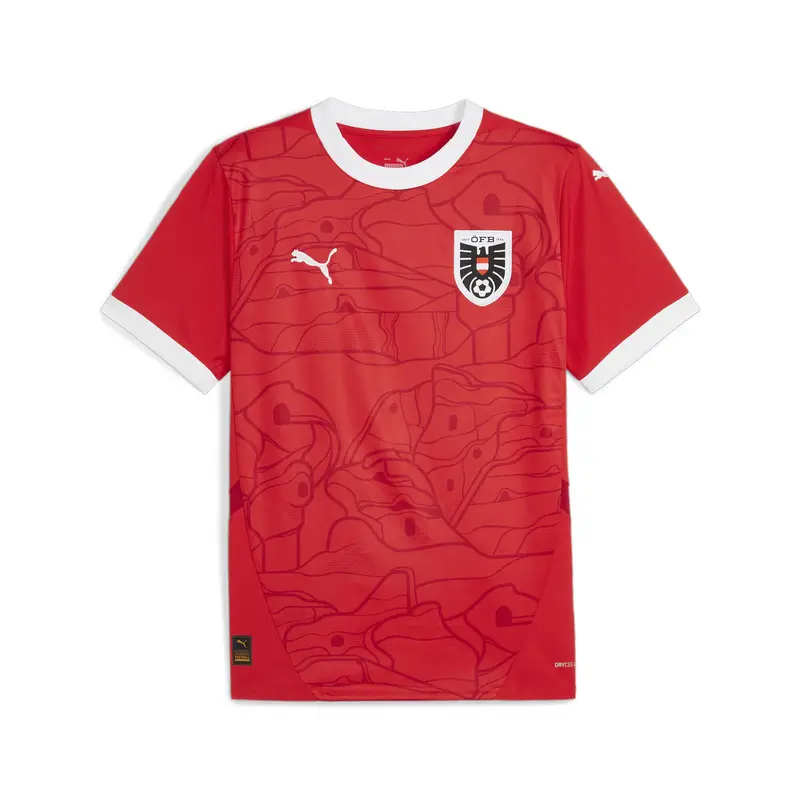 Maglia da calcio in jersey gara Home Austria 2024 da uomo PUMA Red Chili Pepper | Puma Rosso