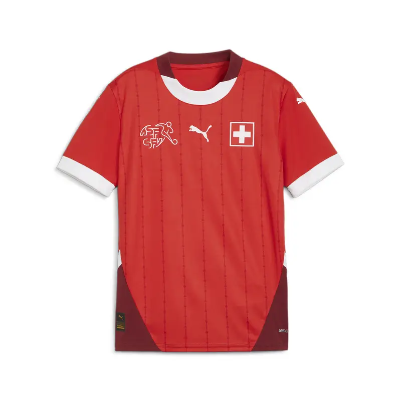 Maglia da calcio in jersey gara Home Svizzera 2024 da ragazzi PUMA | Puma Rosso