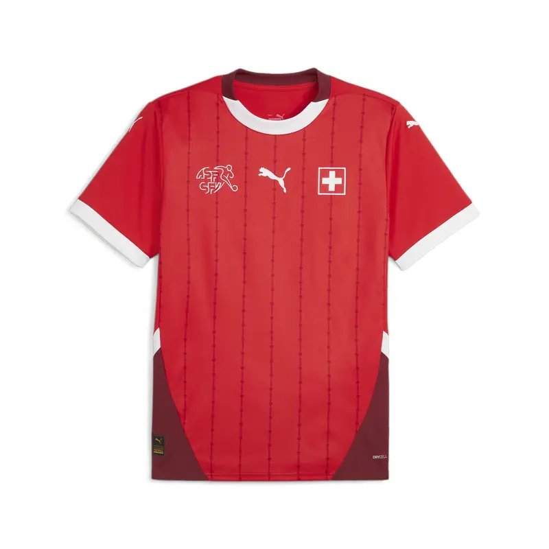 Maglia da calcio in jersey gara Home Svizzera 2024 da uomo PUMA Red Team Regal | Puma Rosso