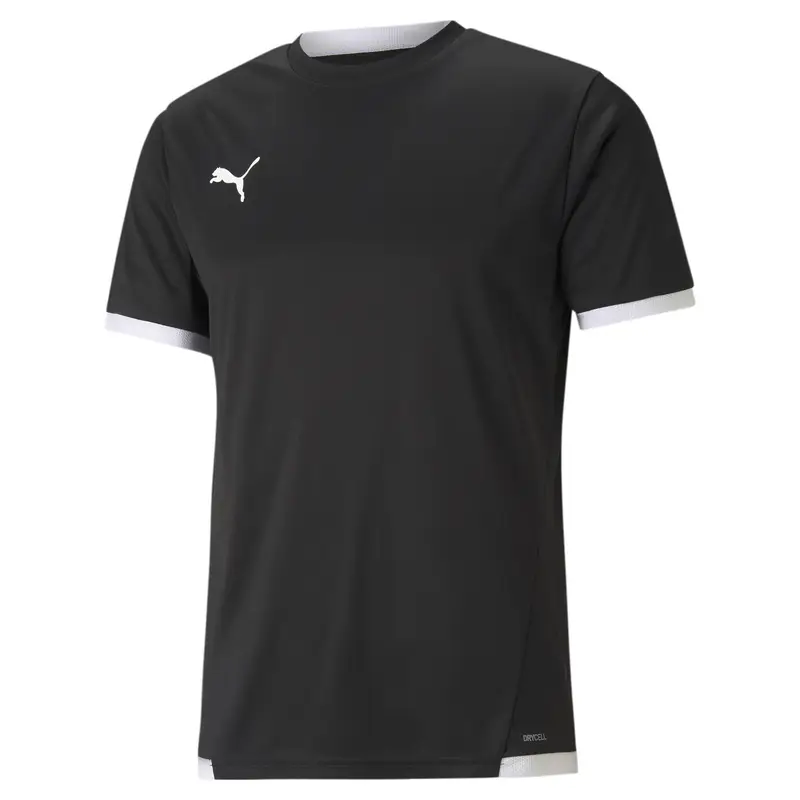 Maglia da calcio teamLIGA da uomo PUMA Black White | Puma Nero