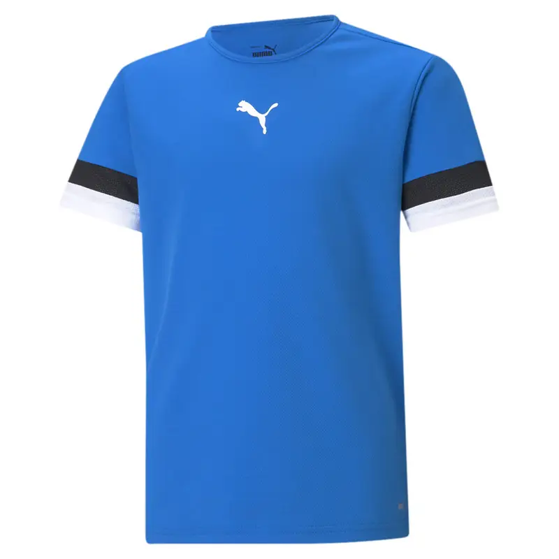 Maglia da calcio teamRISE Youth PUMA Electric Blue Lemonade Black White | Puma Blu