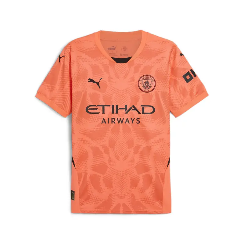 Maglia da portiere a maniche corte Manchester City 24/25 da uomo PUMA | Puma Arancione mango
