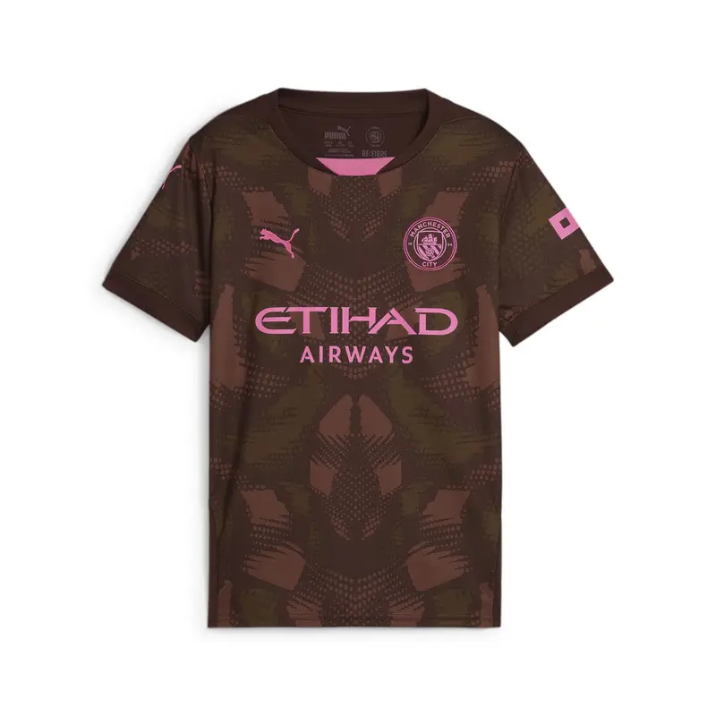 Maglia da portiere a maniche corte Manchester City 24/25 per ragazzi PUMA | Puma Marrone