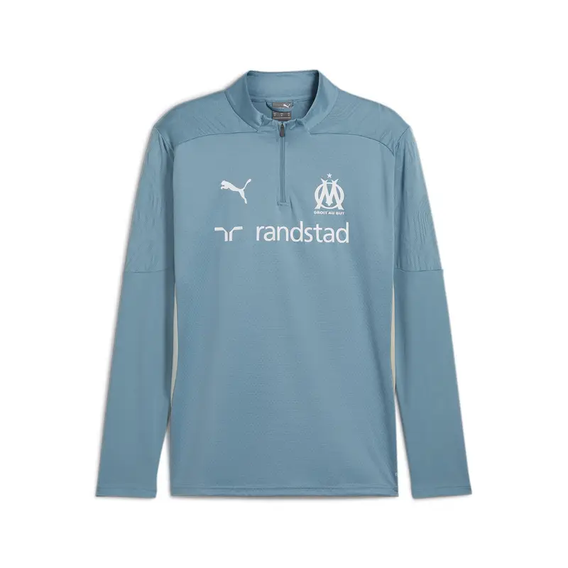 Maglia da training con zip corta Olympique de Marseille da uomo PUMA | Puma Blu