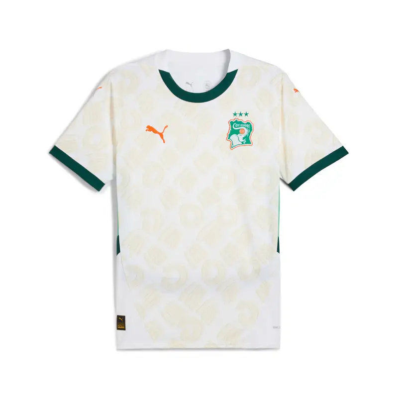 Maglia da trasferta Côte d'Ivoire CAN 2025 Blanc