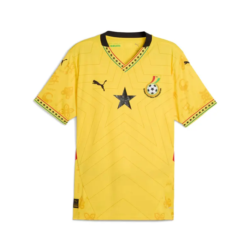 Maglia da trasferta Ghana CAN 2025 Jaune